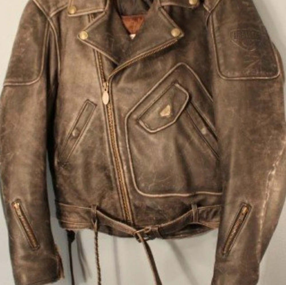 Mens used riding jacket vintage